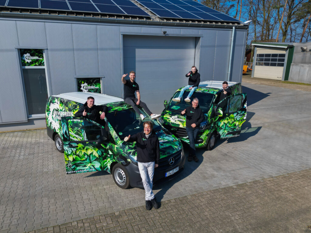 Das Beratungsteam der Evergreen Energiesysteme Mitte GmbH in Kassel