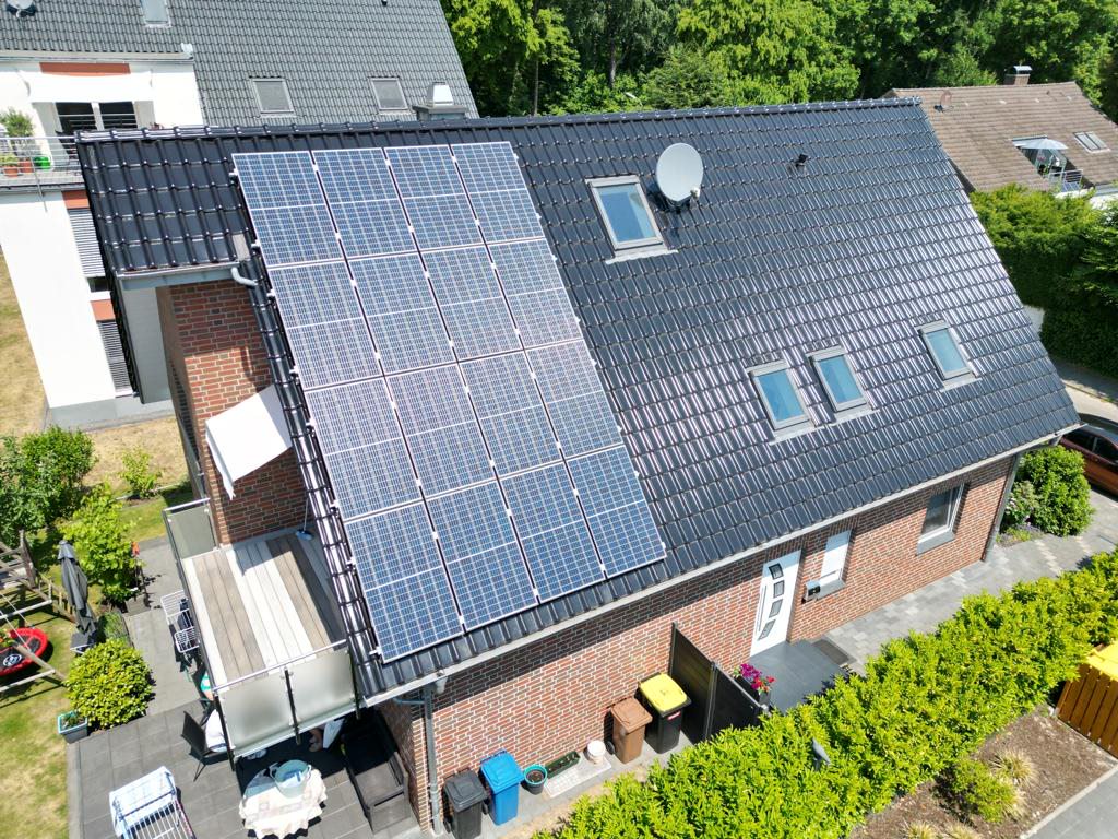 Photovoltaik Dachanlage Halle Westfalen